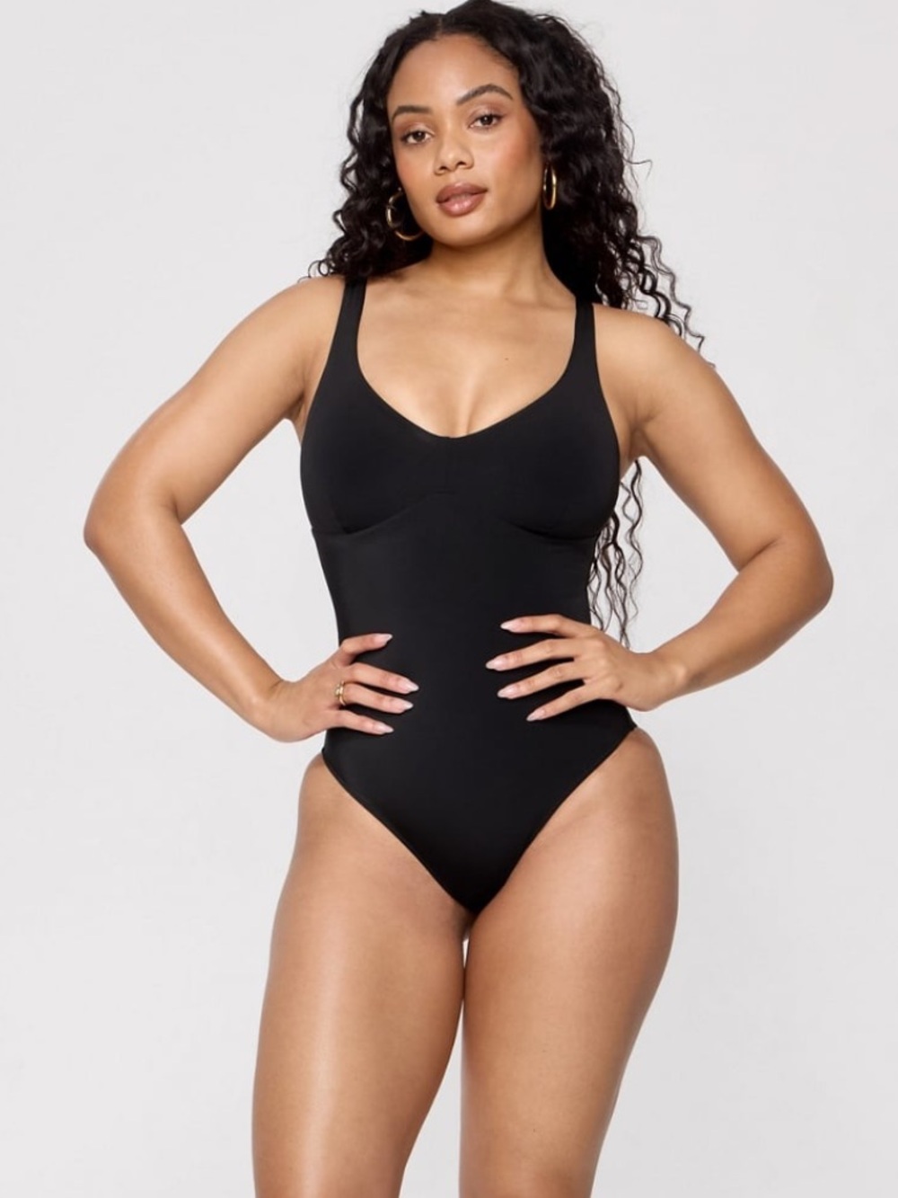 YITTY Black One-Piece Swimsuit with Contoured Cups Size XXL/1X Resortwear - Picture 11 of 12